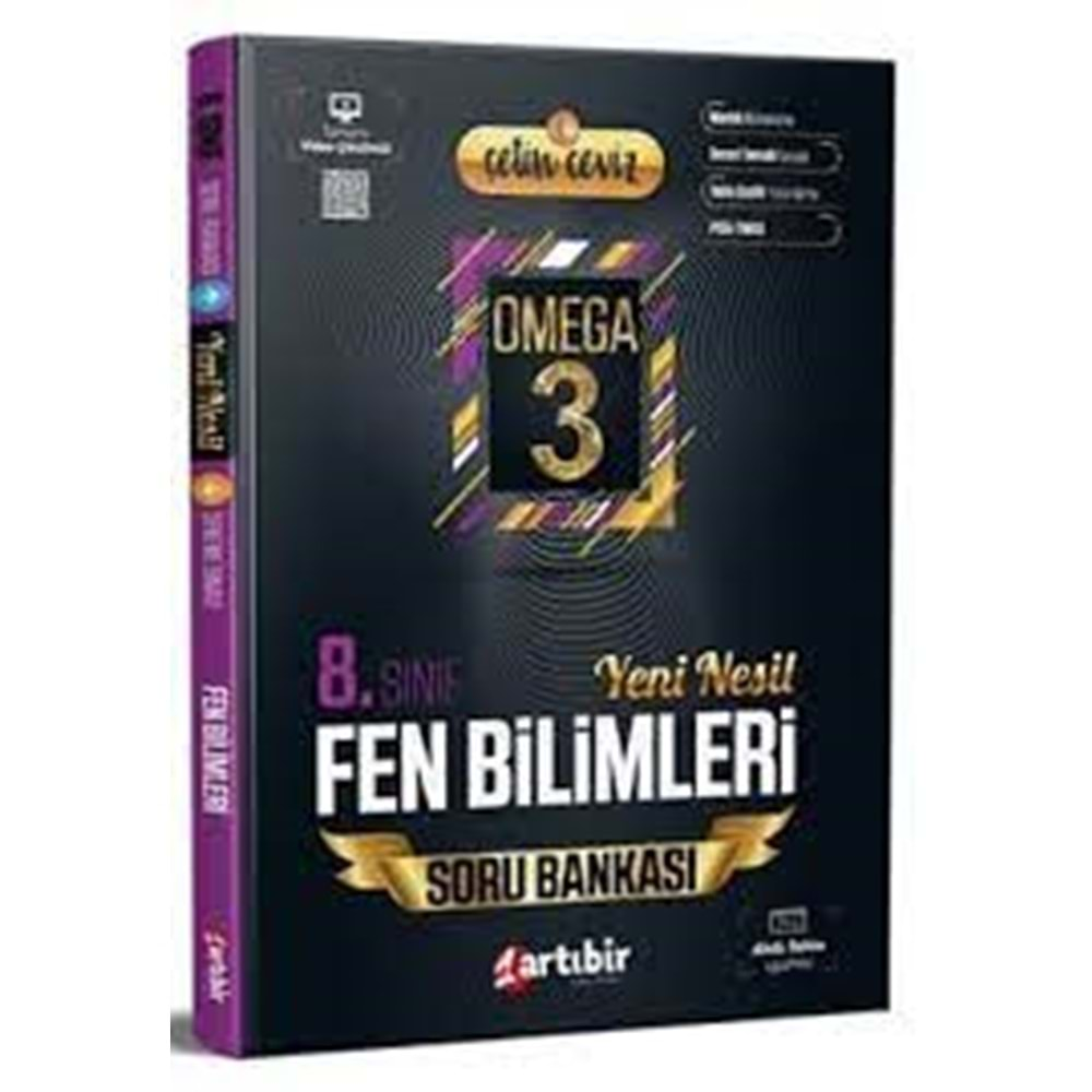 Artıbir 8. Sınıf Lgs Denemeleri Omega 3 Fen Bilimleri Soru Bankası