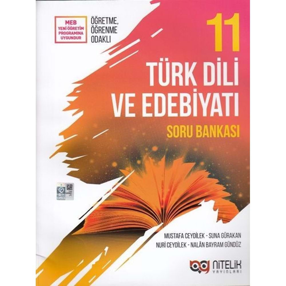 Nİtelik 11. Sınıf Türk Dili ve Edebiyatı Soru bankası