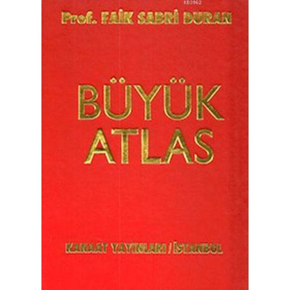 Kanaat Golden Büyük Atlas (Ciltli)