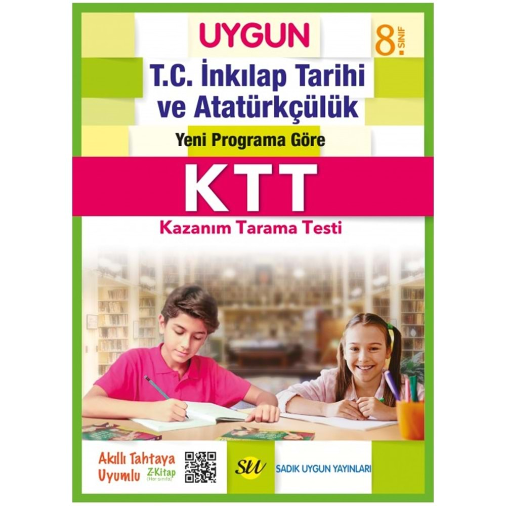 Uygun 8. Sınıf TC. İnkılap Tarihi Kazanım Kavrama Testleri