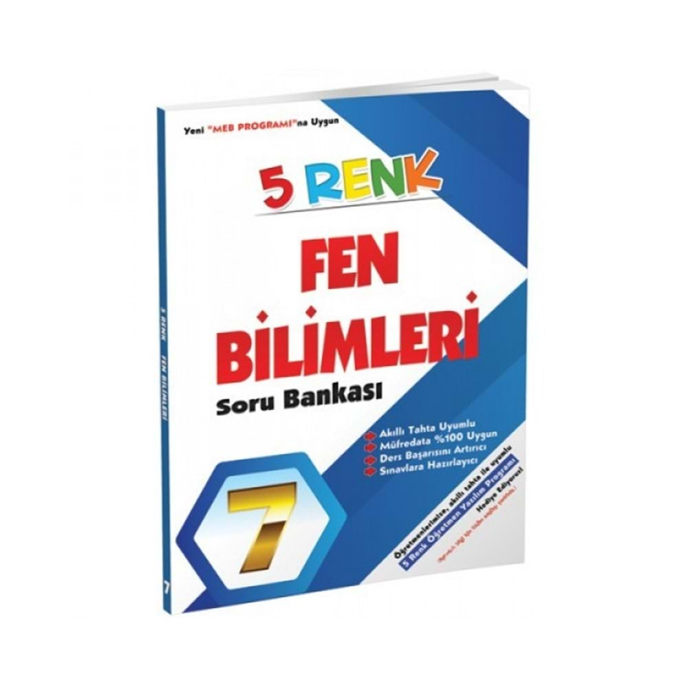 7. SINIF 5 Renk Fen Bilimleri Soru Bankası 7