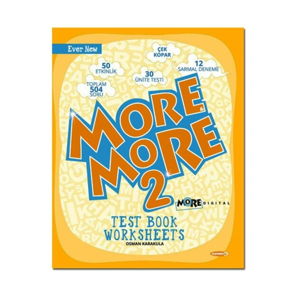 More & More 2. Sınıf Test Book Worksheet