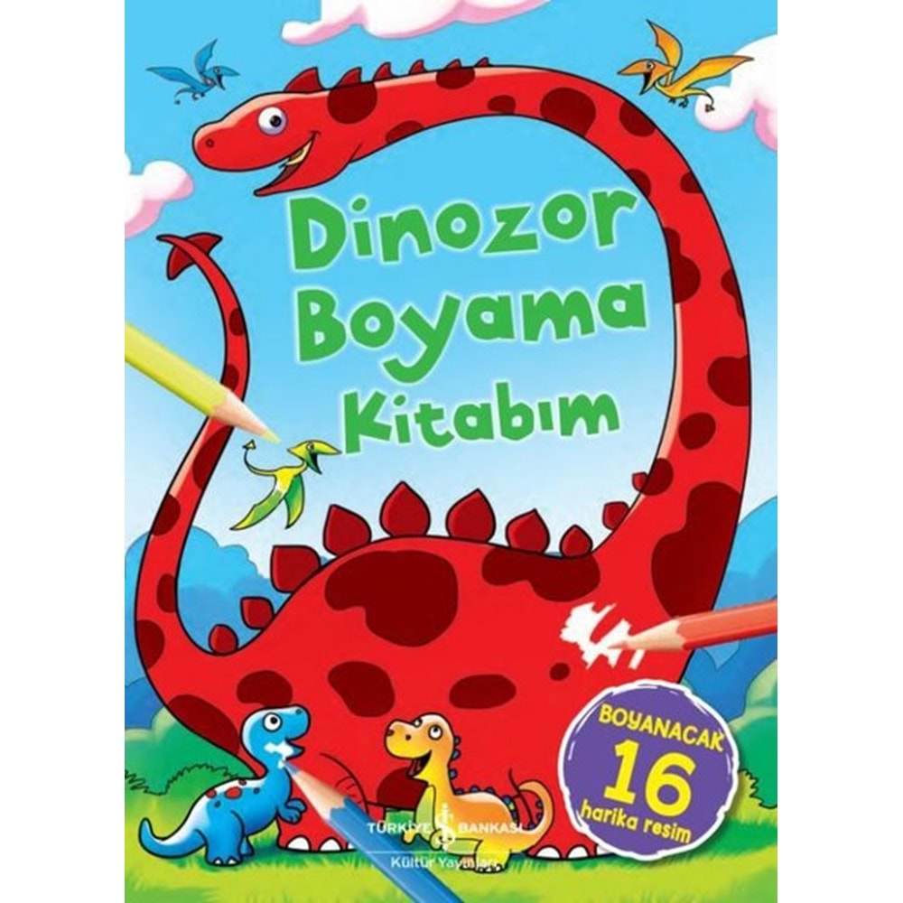 Dinazor Boyama Kitabım 16 Harika Resim