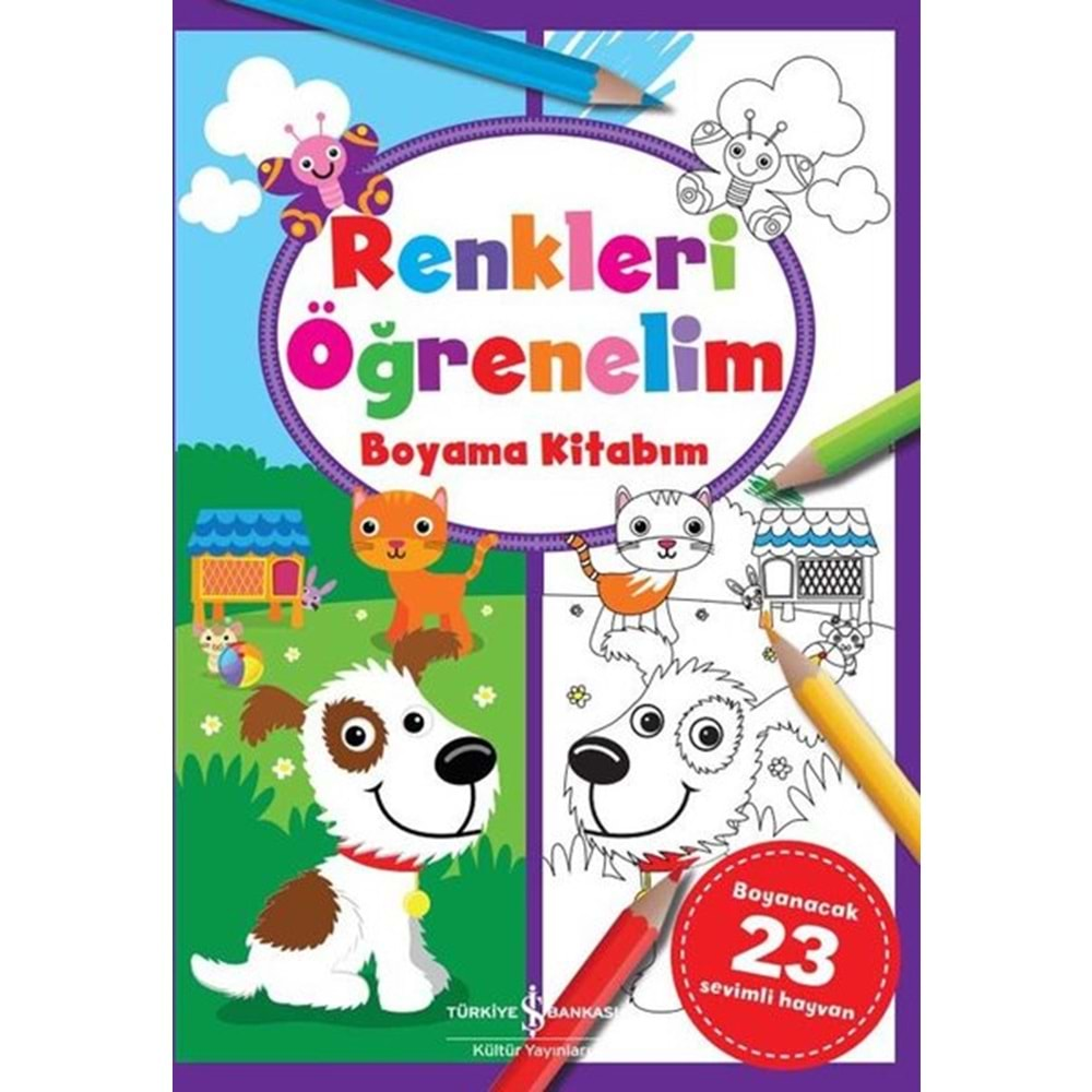 Renkleri Öğrenelim Boyama Kitabı