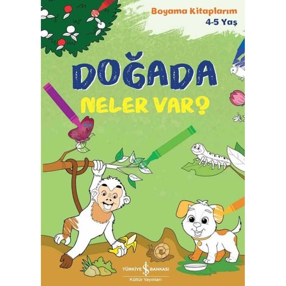 Doğada Neler Var Boyama Kitabı