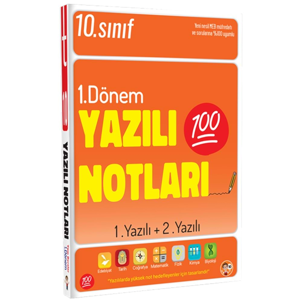 Tonguç 10. Sınıf 1. Dönem 1. Yazılı 2. Yazılı Notları