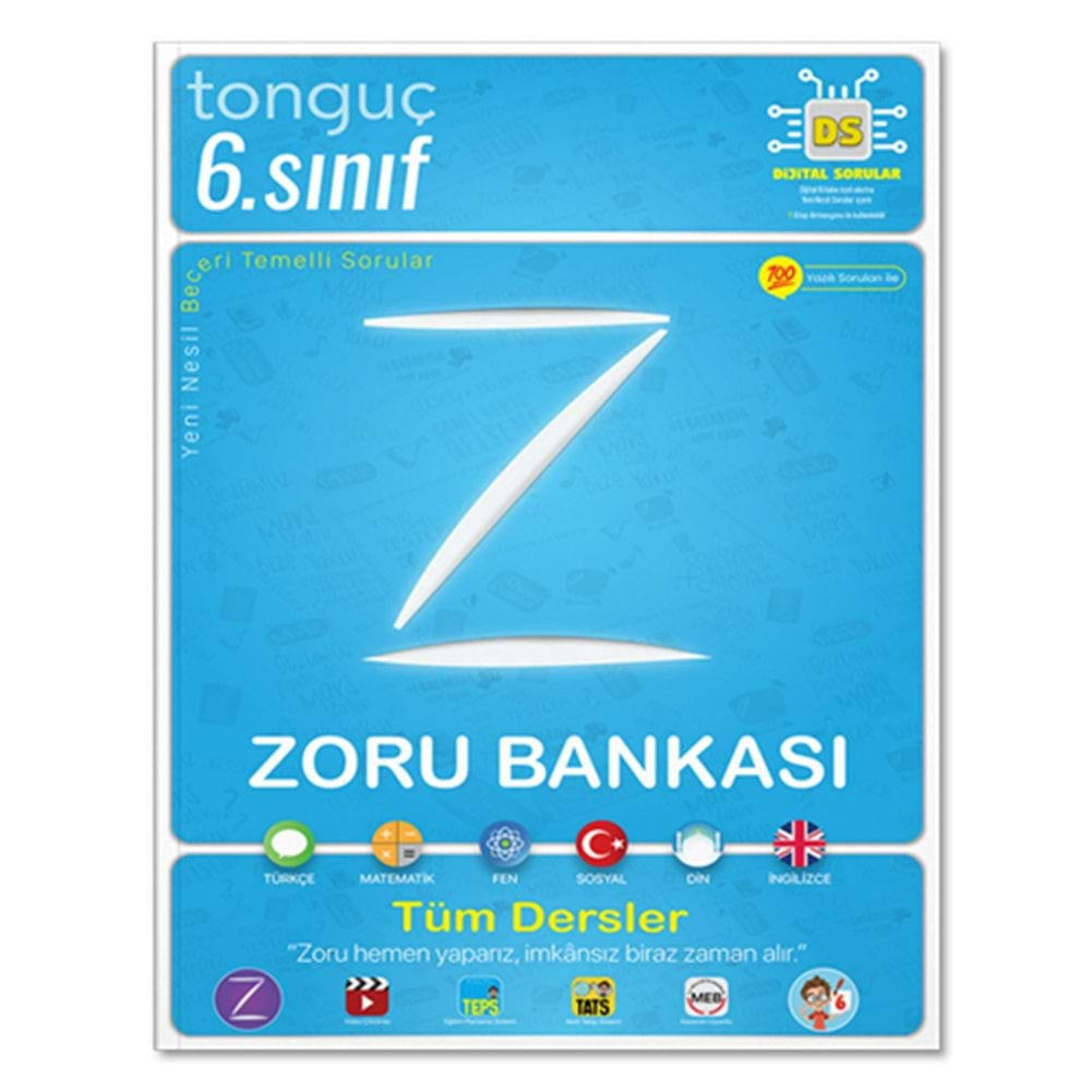 Tonguç 6. Sınıf Tüm Dersle Zoru Bankası