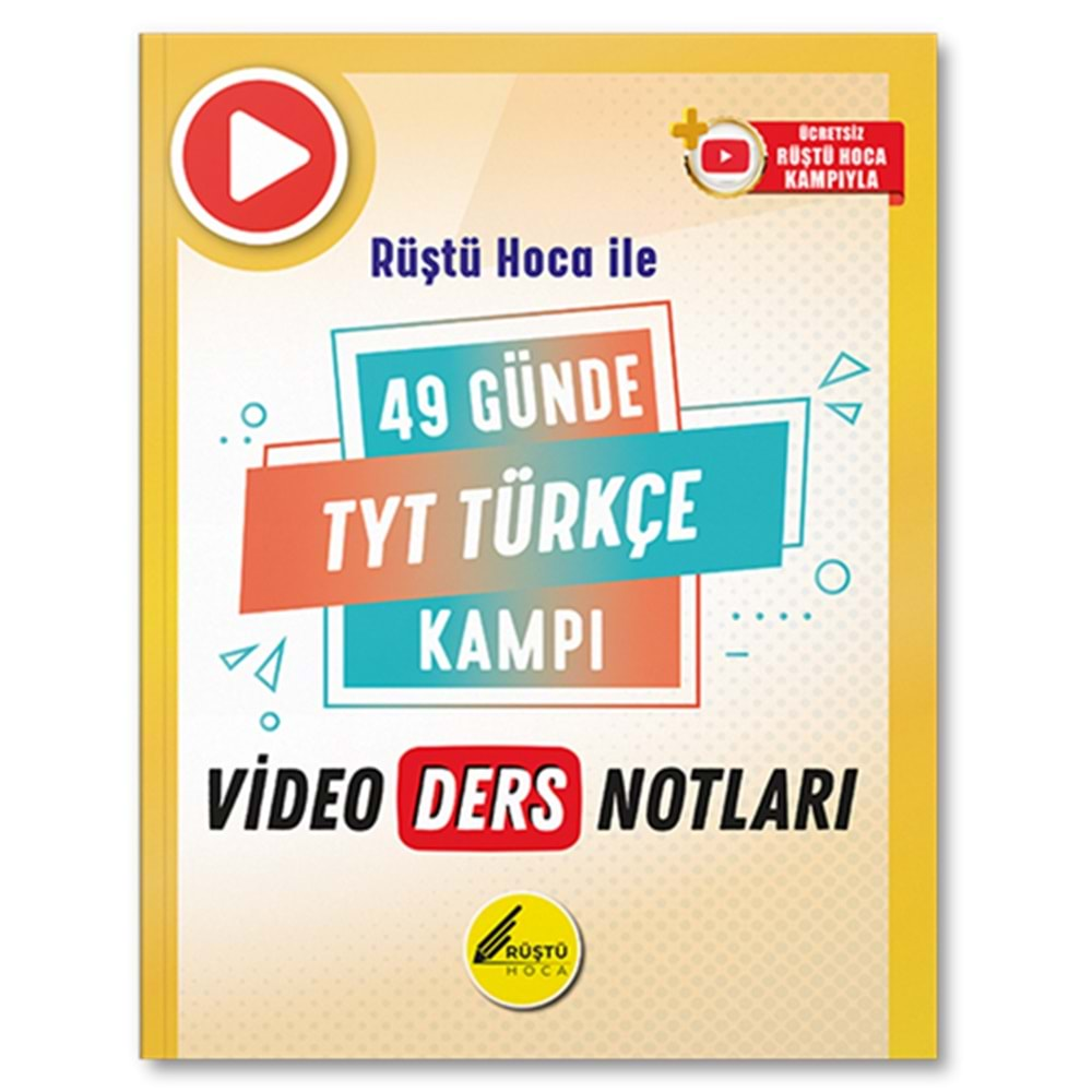 Tonguç Rüştü Hoca İle 49 Günde TYT Türkçe Kampı