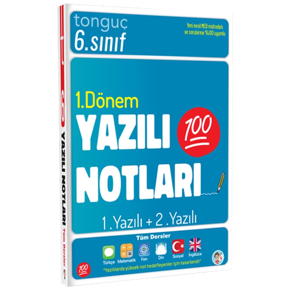 Tonguç 6. Sınıf 1. Dönem 1. ve 2. Yazılı Notları