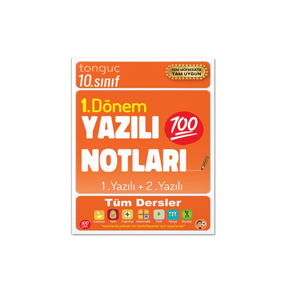 10. Sınıf Yazılı Notları 1. Dönem 1 ve 2. Yazılı