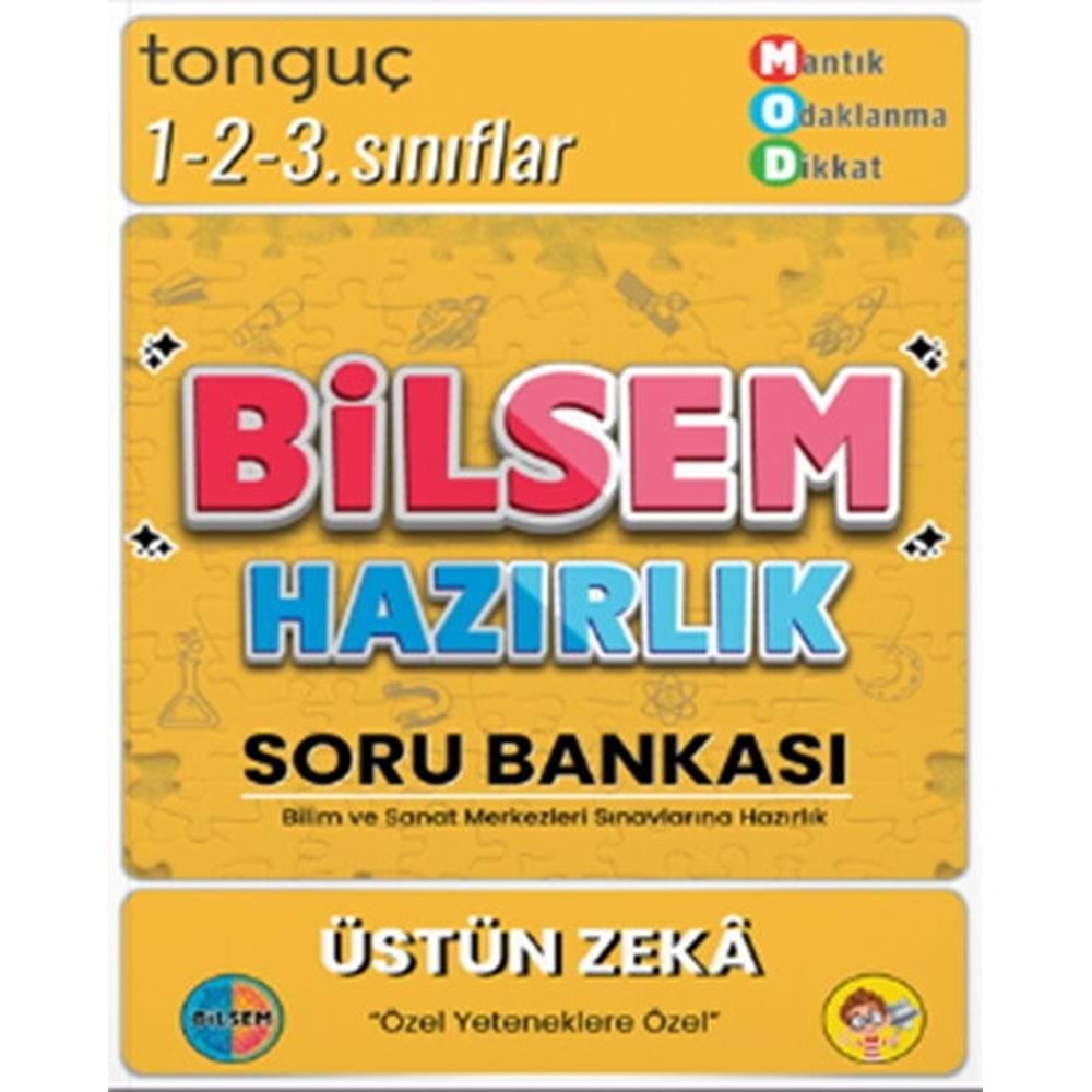 Tonguç Akademi 1. 2. ve 3. Sınıflar İçin Bilsem Hazırlık Soru Bankası