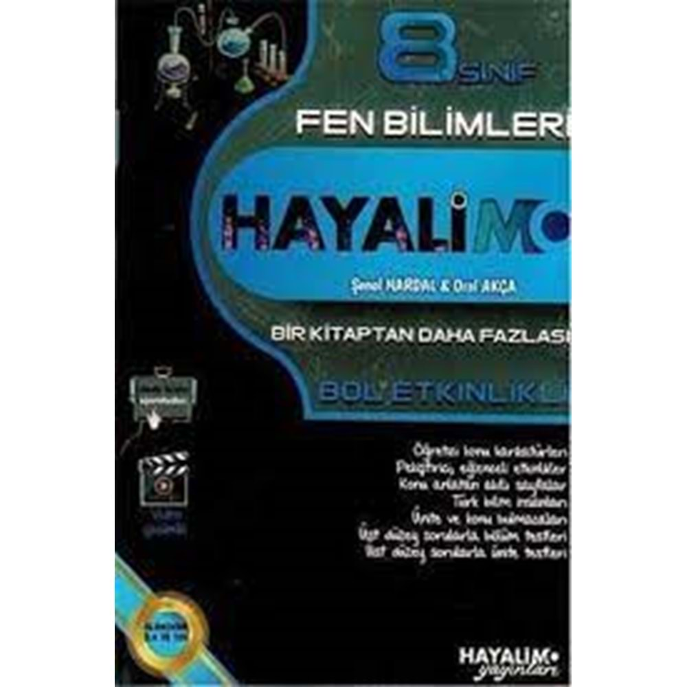 Hayalimo 8. Sınıf Fen Bilimleri Bol Etkinlikli Soru Bankası