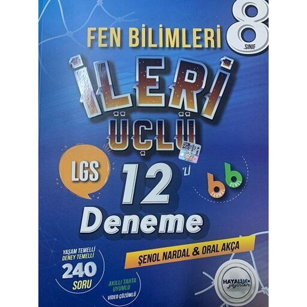 Hayalimo 8. Sınıf Fen Bilimleri İleri Üçlü Deneme