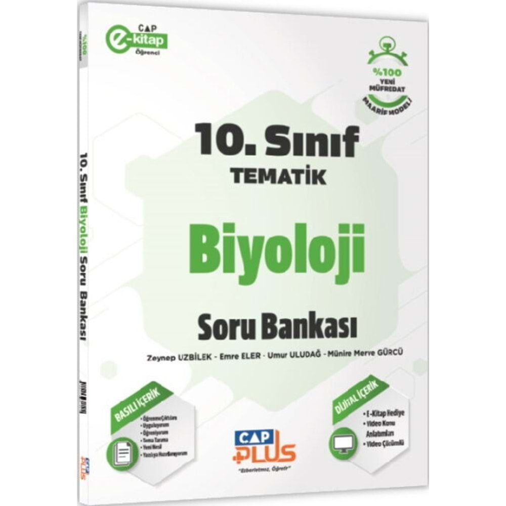 Çap Yayınları 10. Sınıf Biyoloji Tematik Soru Bankası