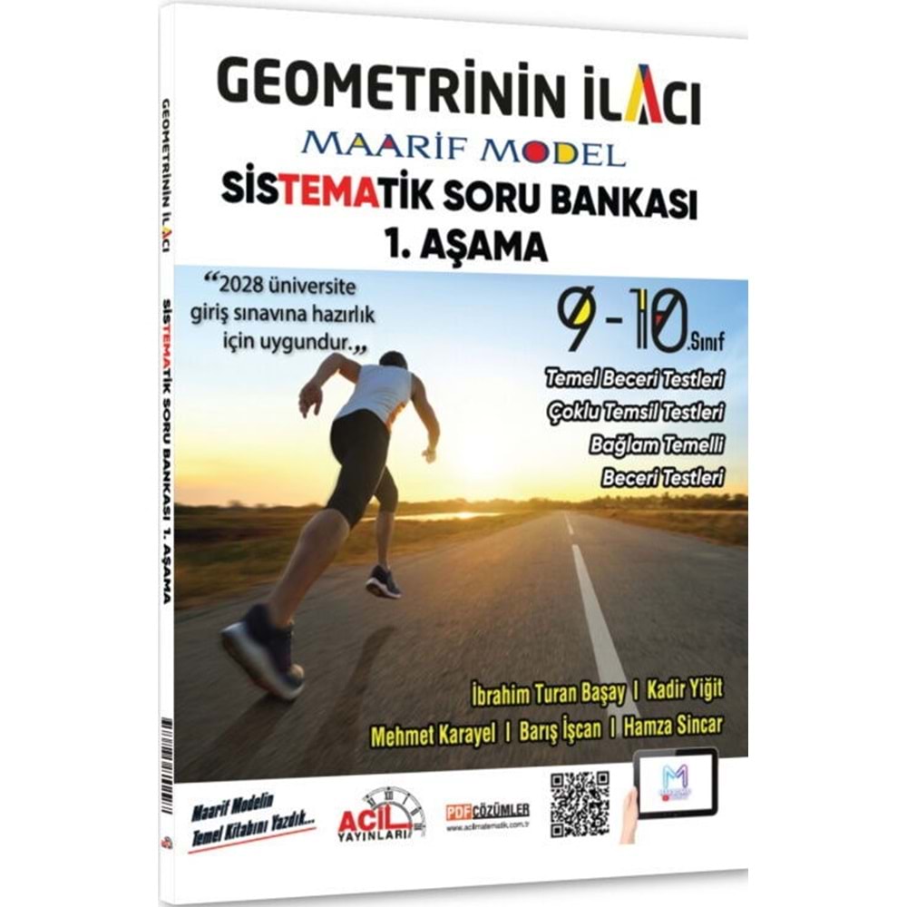 Acil Yayınları TYT AYT Geometrinin İlacı Maarif Model Sistematik Soru Bankası 1