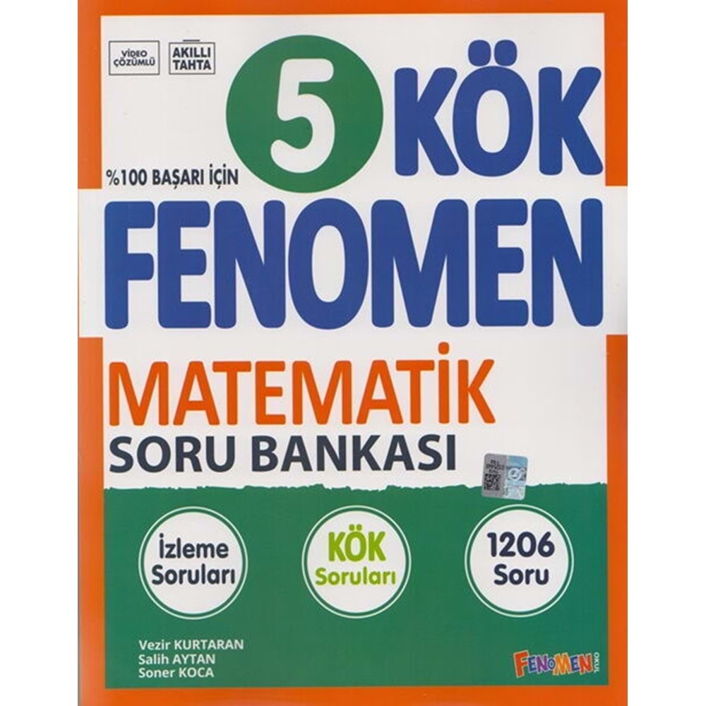 Fenomen Okul Yayınları 5. Sınıf Matematik KÖK Soru Bankası