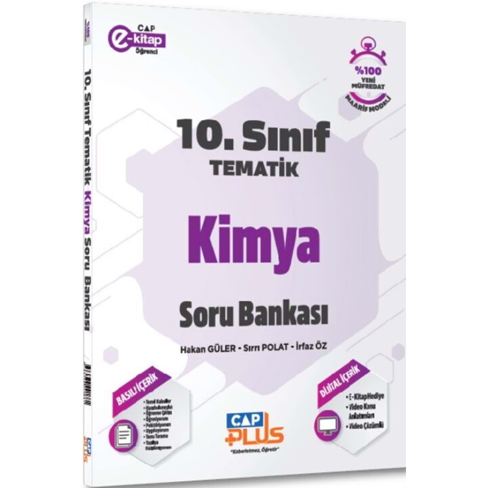 Çap Yayınları 10. Sınıf Kimya Tematik Soru Bankası