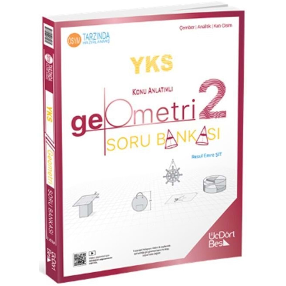 ÜçDörtBeş Ayt Geometri 2 Soru Bankası 2025