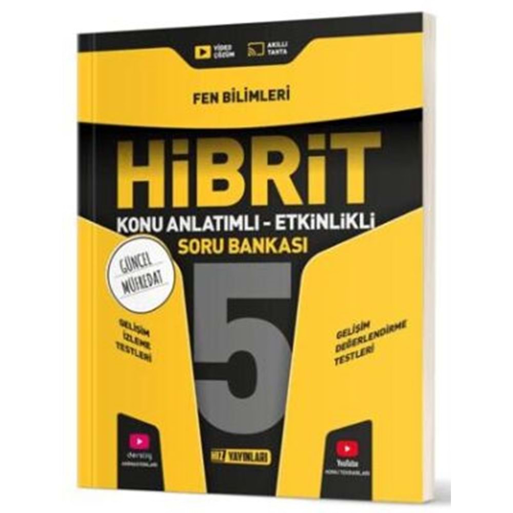 Hız Yayınları 5. Sınıf Hibrit Fen Bilimleri Soru Bankası