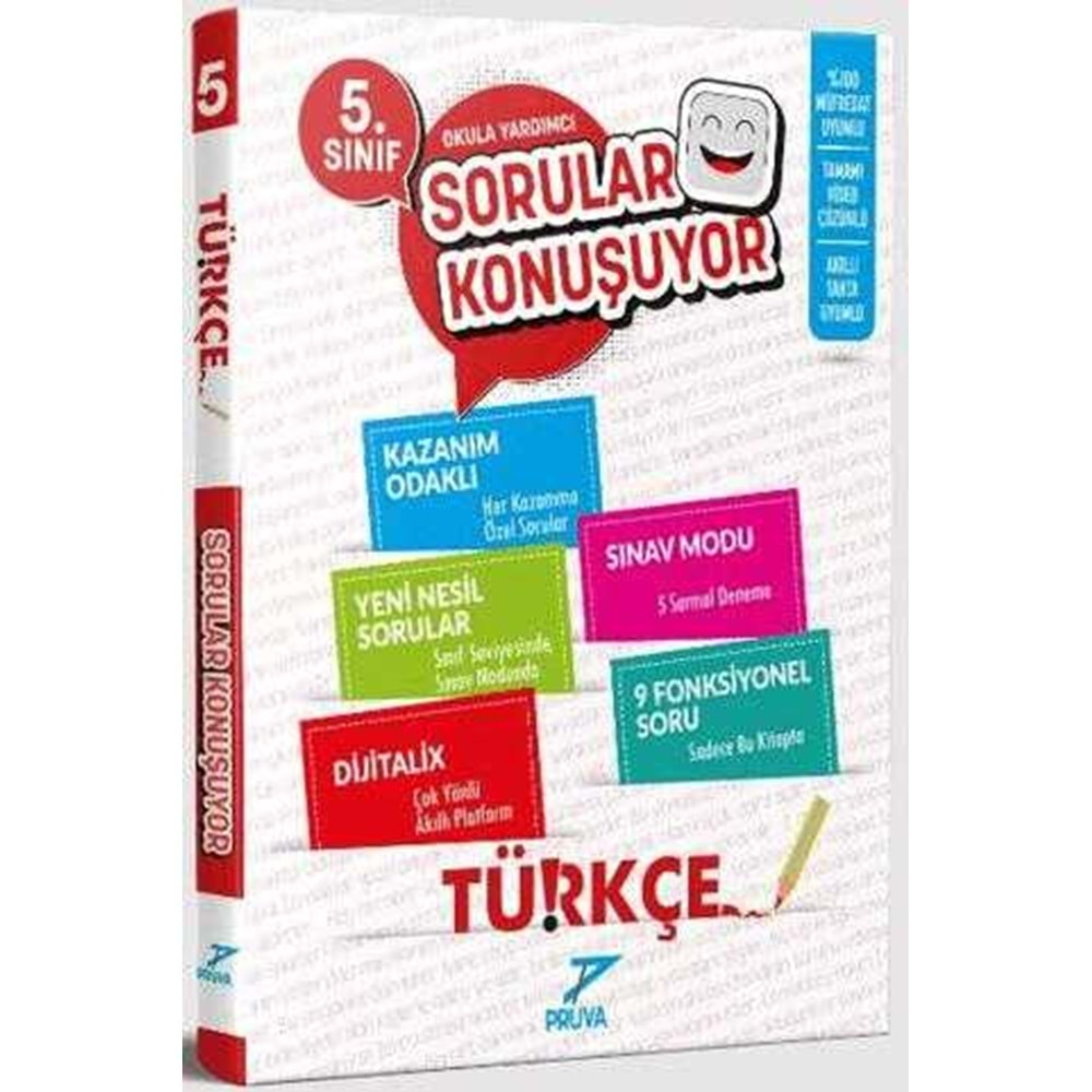 Pruva 5. Sınıf Türkçe Soru konuşuyor Bankası