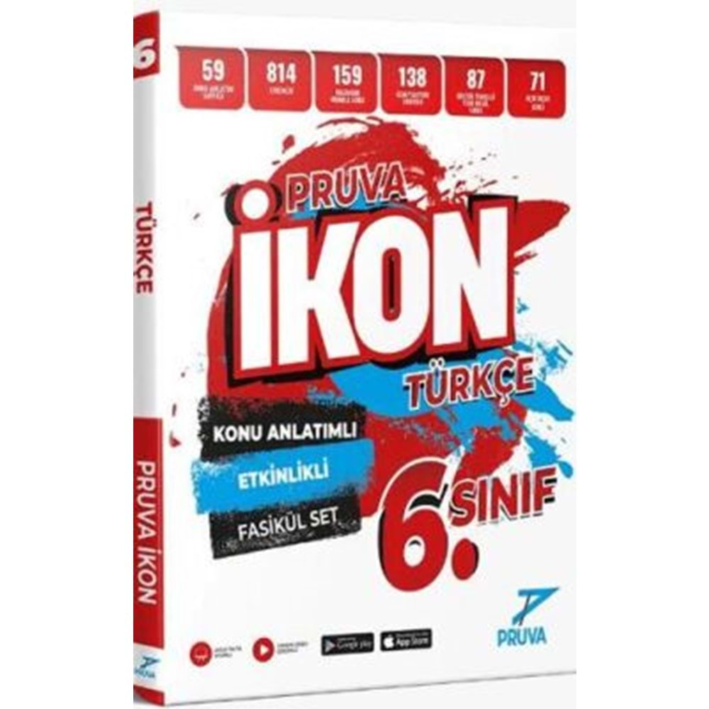 6. Sınıf İkon Türkçe Konu Anlatım Kitabı