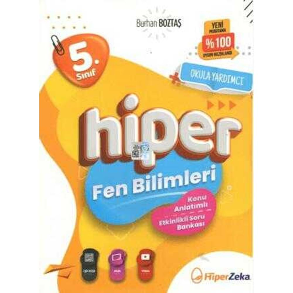 Hiper Zeka Yayınları 2025 5. Sınıf Hiper Fen Bilimleri Konu Anlatımlı Soru Bankası