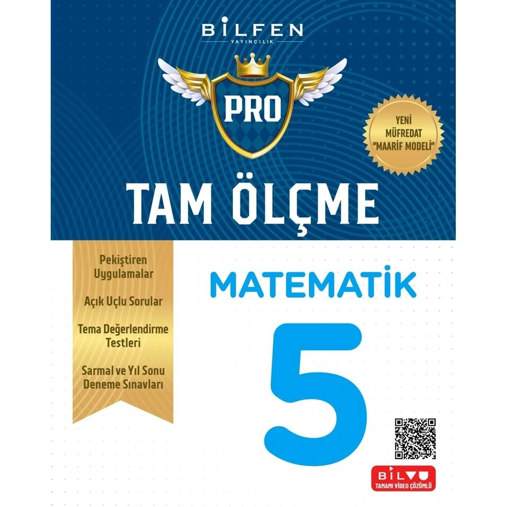 5. Sınıf Tam Ölçme Pro Matematik Etkinlikli Soru Bankası Bilfen Yayıncılık