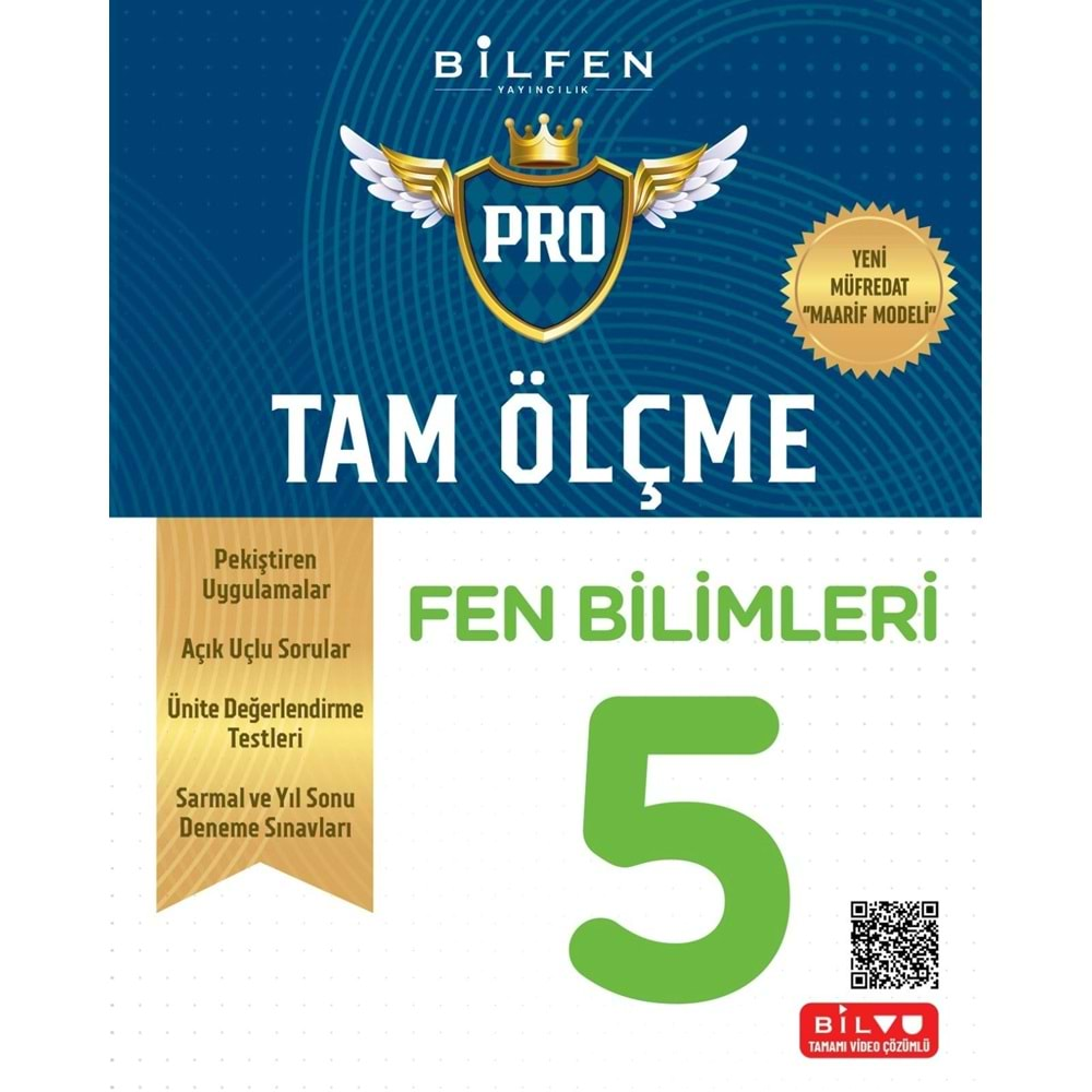 5. Sınıf Tam Ölçme Pro Fen Bilimleri Etkinlikli Soru Bankası Bilfen Yayıncılık