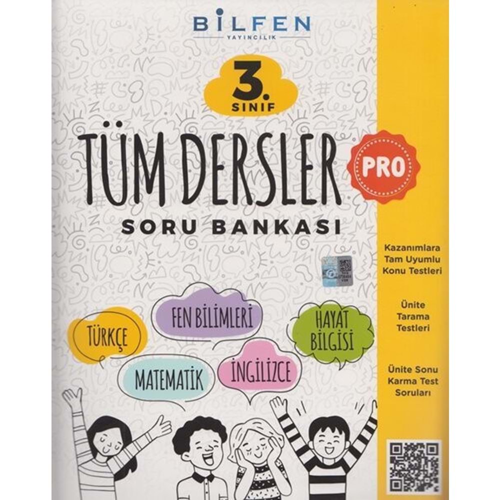 Bilfen Yayıncılık 3. Sınıf Tüm Dersler Pro Soru Bankası