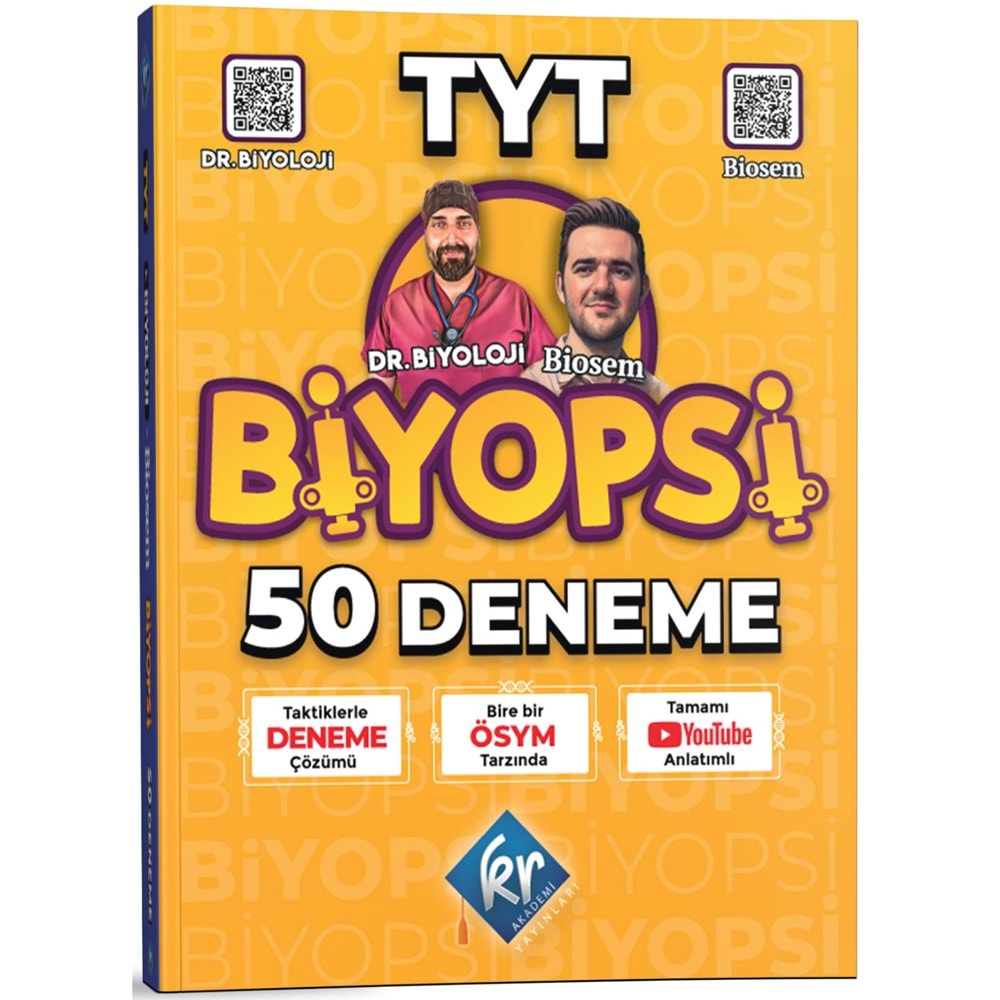 Dr. Biyoloji & Biosem TYT Biyopsi 50 Biyoloji Deneme