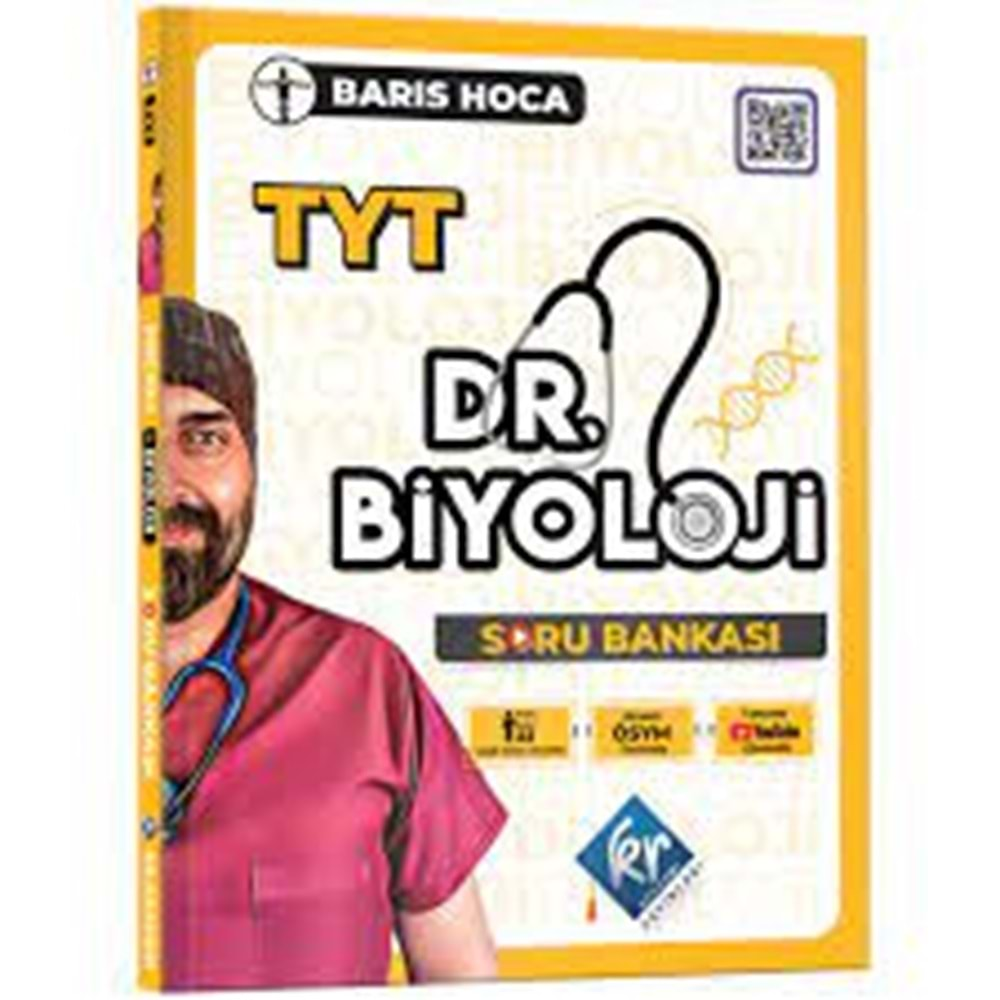 Kr Akademi Yayınları 2024 Barış Hoca TYT Dr. Biyoloji Soru Bankası