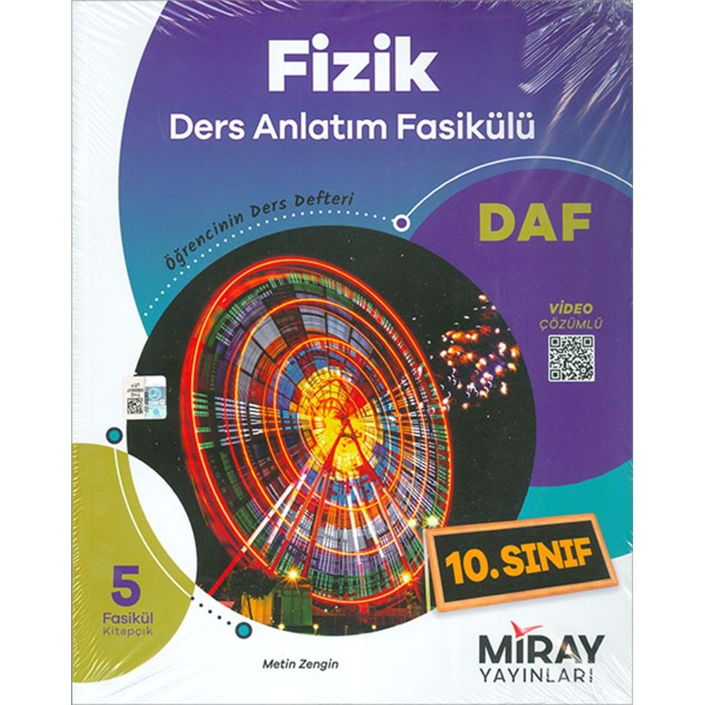 Miray 10. Sınıf Fizik Ders Anlatım Föyü