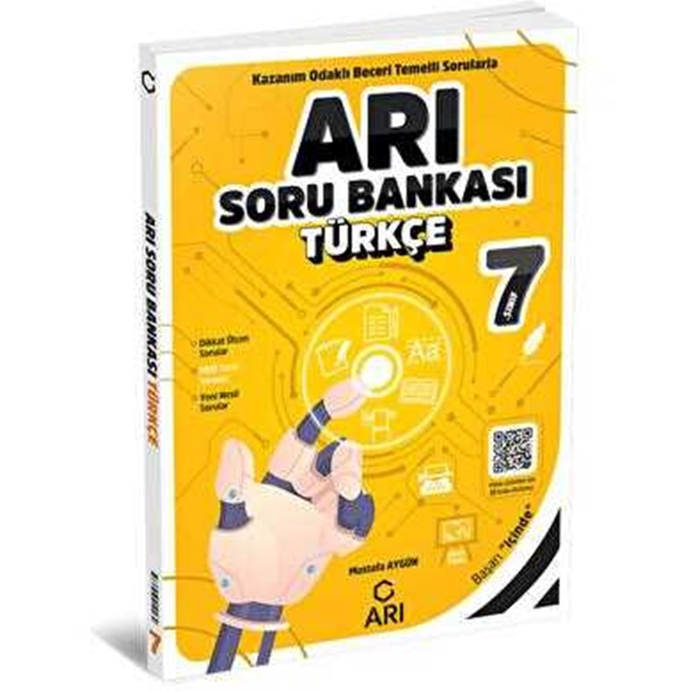 Arı Yayıncılık 7. Sınıf Türkçe Arı Soru Bankası