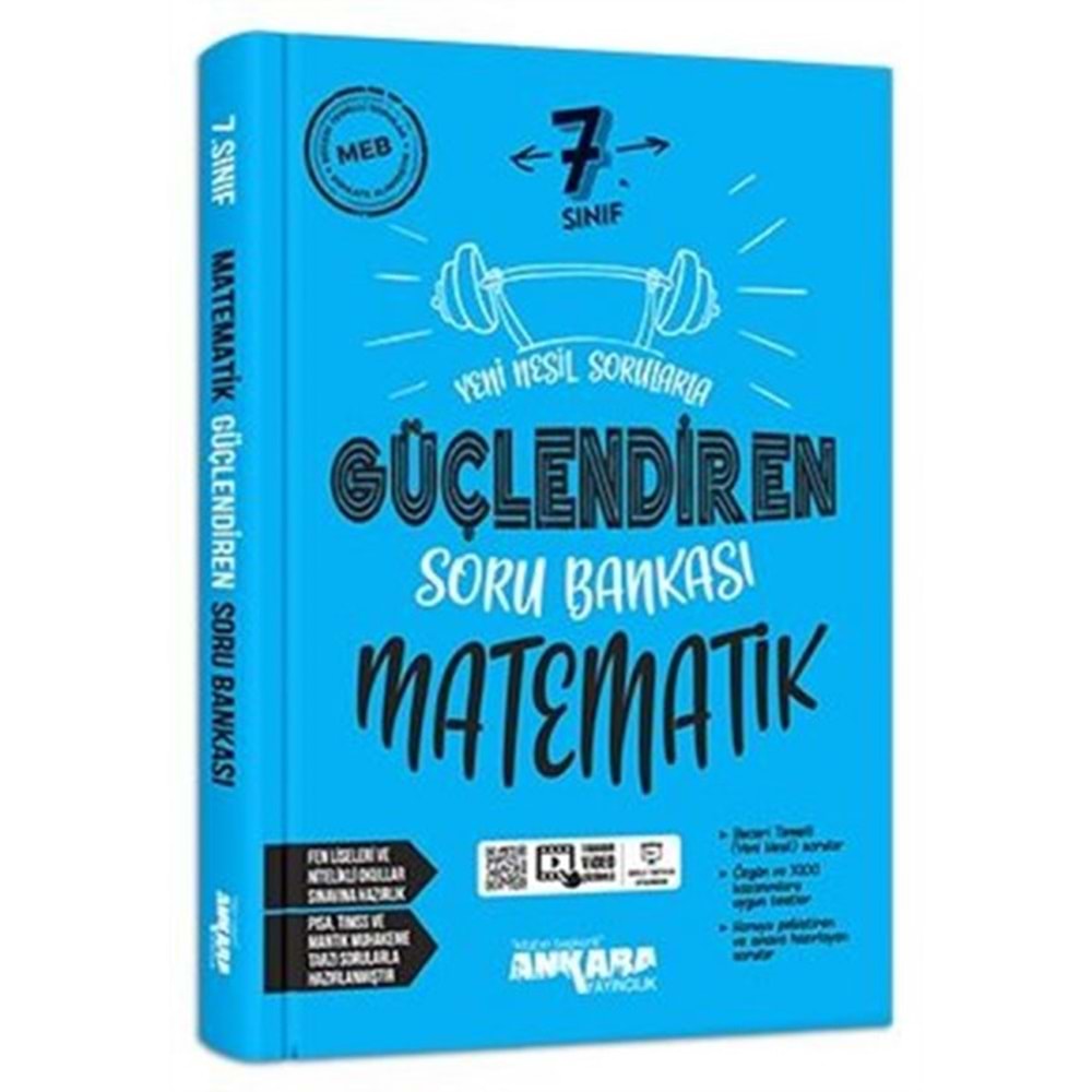Ankara Güçlendiren 7. Sınıf Matematik Soru Bankası