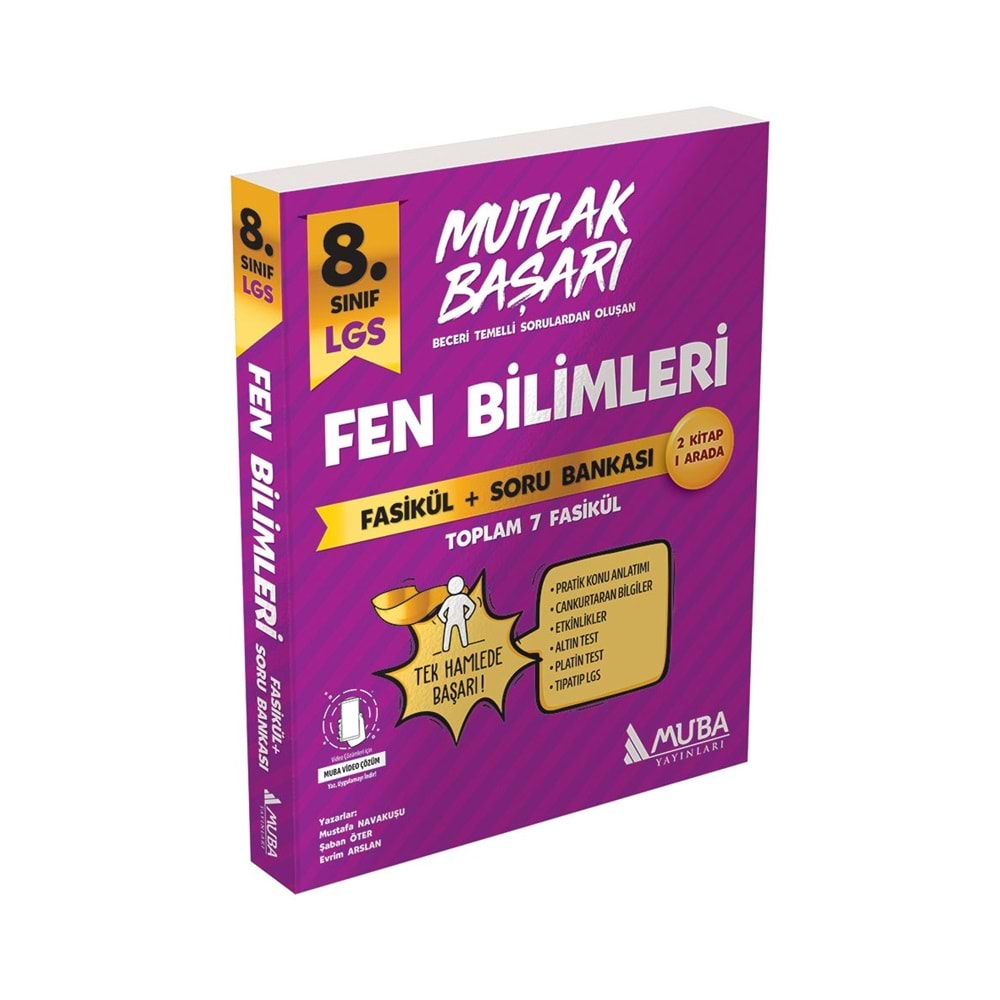 Muba 8. Sınıf Fen Bilimleri Mutlak Başarı Fasikül