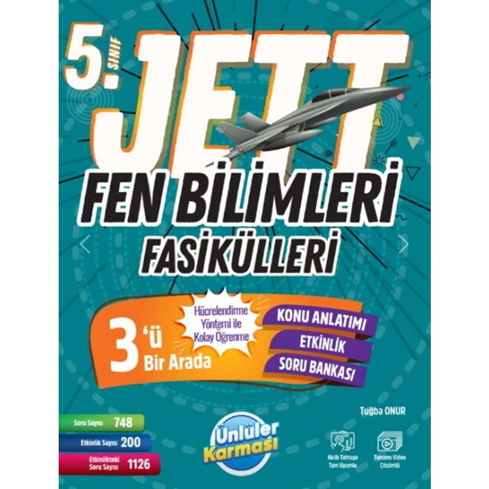 Ünlüler Karması 5. Sınıf Fen Bilimleri JETT Fasikülleri