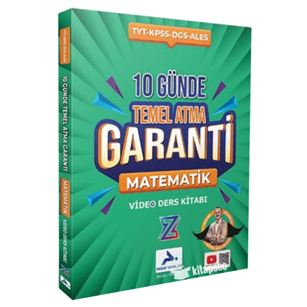 Paraf 10 Günde Temel Atma Garanti Matematik Video Ders Kitabı