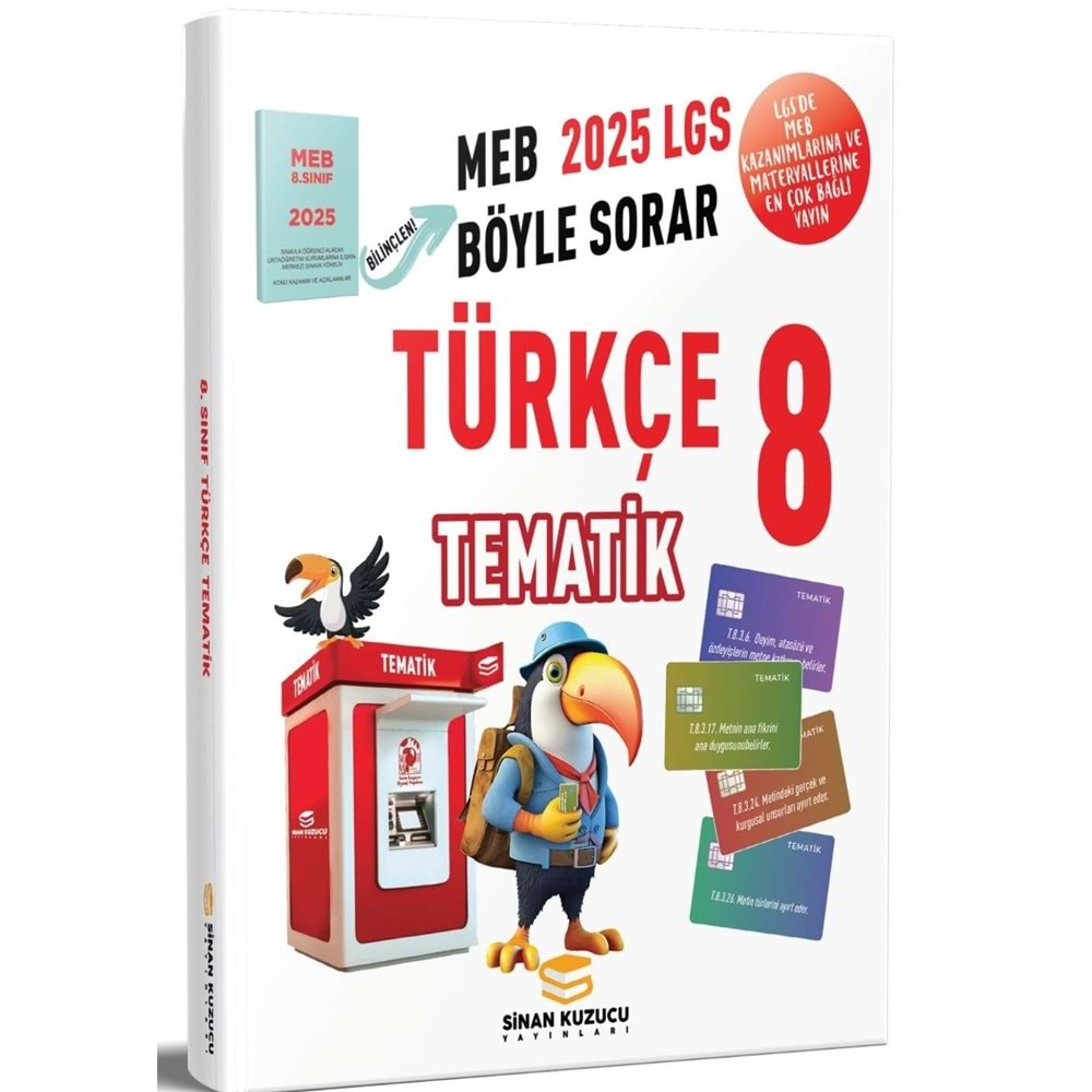 2025 lgs 8. Sınıf Türkçe KAZANIMMATİK SORU BANKASI