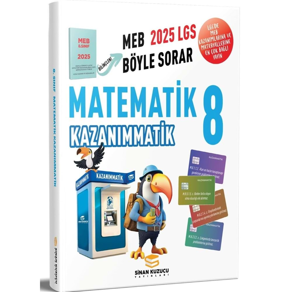 2025 lgs 8. Sınıf Matematik KAZANIMMATİK SORU BANKASI