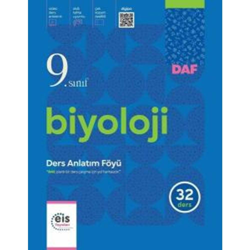 Eis 9. Sınıf Biyoloji Ders Anlatım Föyü