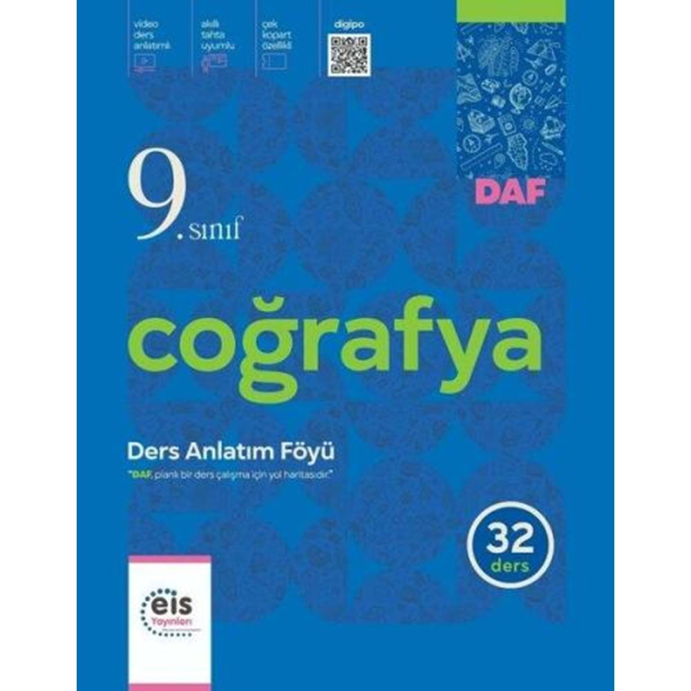 Eis 9. Sınıf Coğrafya Ders Anlatım Föyü