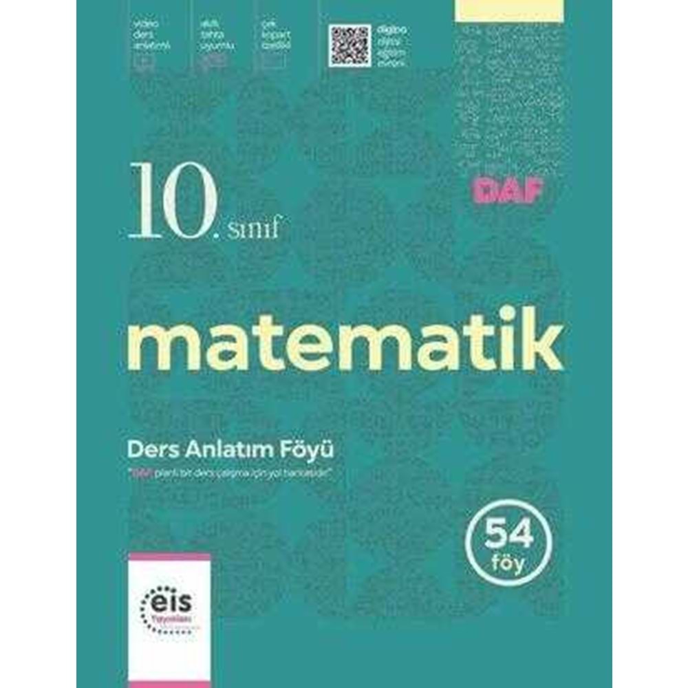 Eis 10. Sınıf Matematik Ders Anlatım Föyü