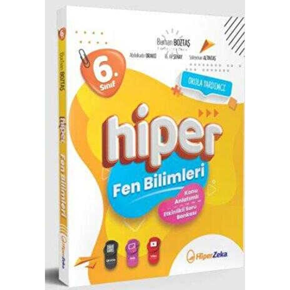 Hiper Zeka 6. Sınıf Fen Bilimleri Konu Anlatımlı Soru Bankası 2024