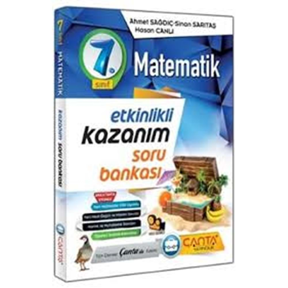 Çanta 7. Sınıf Matematik Kazanım Etkinlikli Soru Bankası