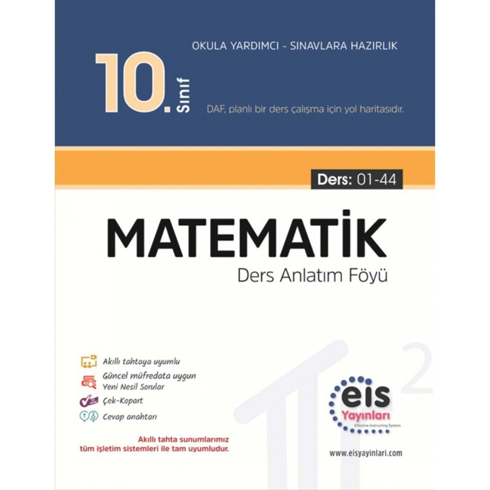 Eis 10. Sınıf Matematik Ders Anlatım Föyü