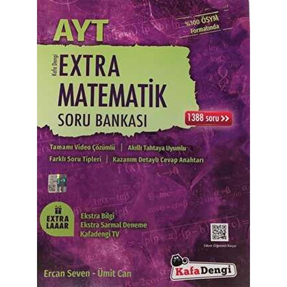 Kafa Dengi Yayınları AYT Extra Matematik Soru Bankası