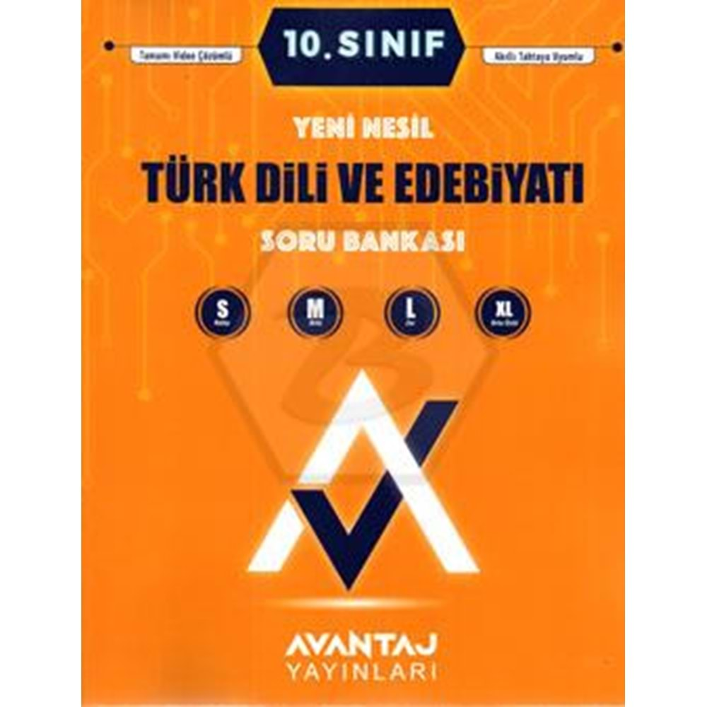 Avantaj 10. Sınıf Soru Bankası Türk Dili ve Edebiyatı