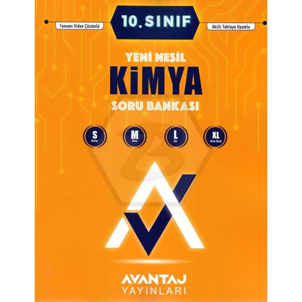 Avantaj 10. Sınıf Soru Bankası Kimya