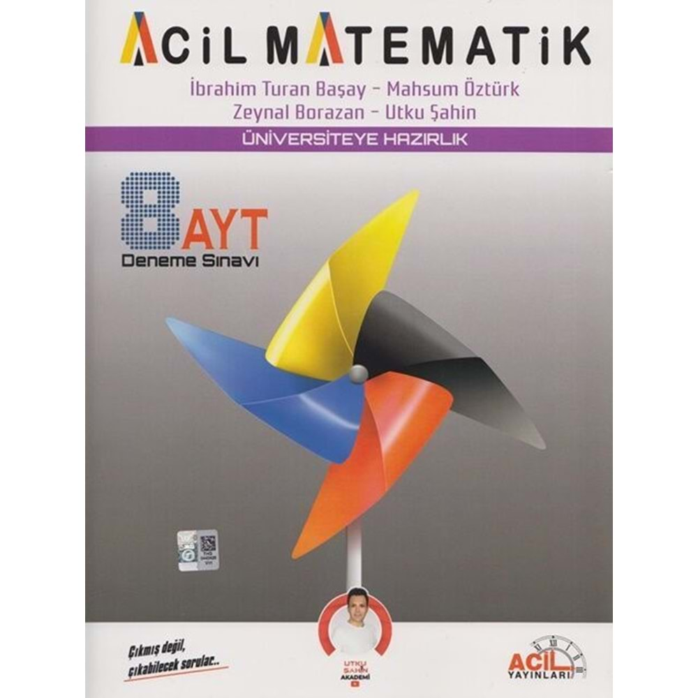 Acil Rejenerasyon AYT Matematik Denemeleri 8 Adet