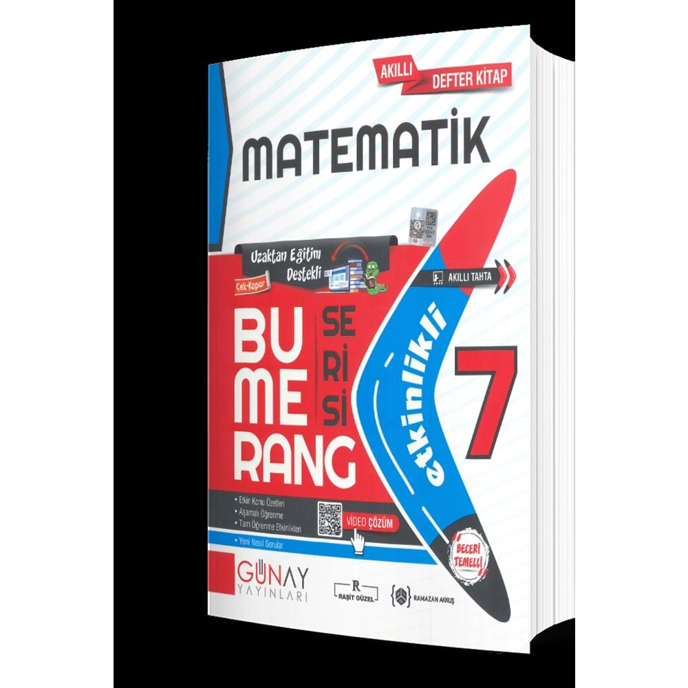 Günay Bumerang Serisi 7. Sınıf Matematik Konu Anlatımlı Soru